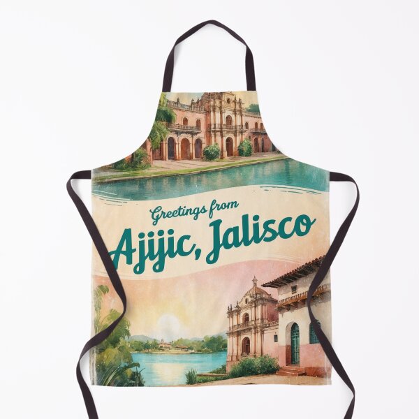 Item preview, Ajijic Jalisco Mexico Magic Town Postcard Vintage Travel designed and sold by TravelPostcardGems.