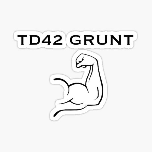 TD42 Grunt Nissan Patrol Sticker