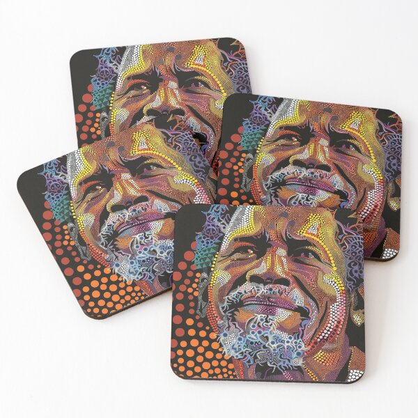 Item preview, Aboriginal Australian dot art portrait artwork of Dingo designed and sold by anins-azuree.