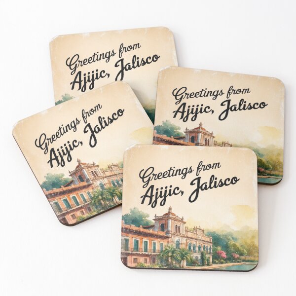 Item preview, Ajijic Jalisco Mexico Magic Town Postcard Vintage Travel designed and sold by TravelPostcardGems.