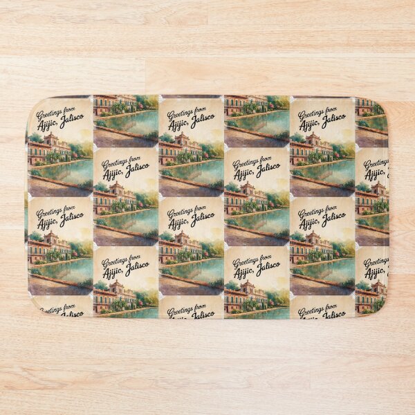Item preview, Ajijic Jalisco Mexico Magic Town Postcard Vintage Travel designed and sold by TravelPostcardGems.