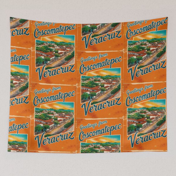 Item preview, Coscomatepec Veracruz Mexico Magic Town Postcard Vintage Travel designed and sold by TravelPostcardGems.