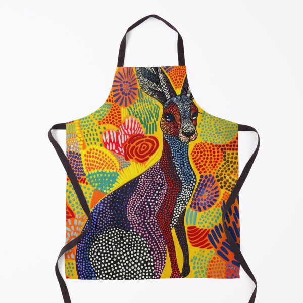 Item preview, Aboriginal Australian Kangaroo dot art roo artwork designed and sold by anins-azuree.