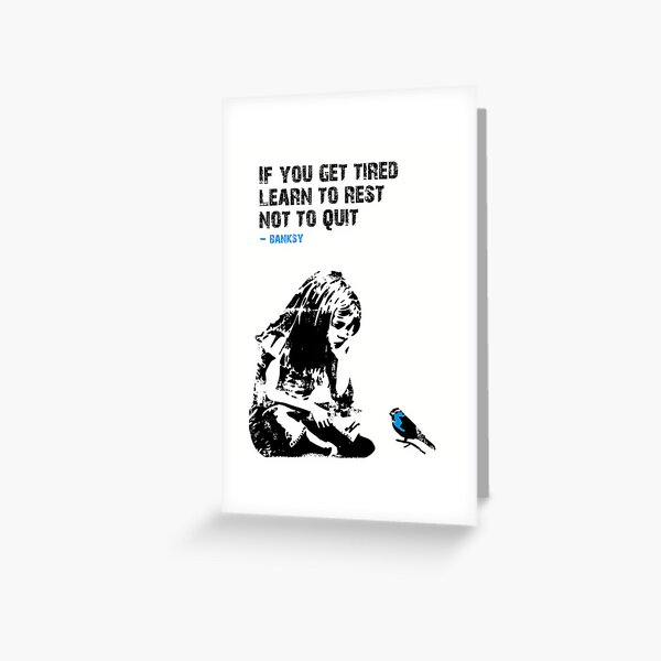 Aperçu de l'œuvre Banksy Graffiti - Fille à l'oiseau bleu, Street art créée et vendue par InnaPo ⭐⭐⭐⭐⭐.
