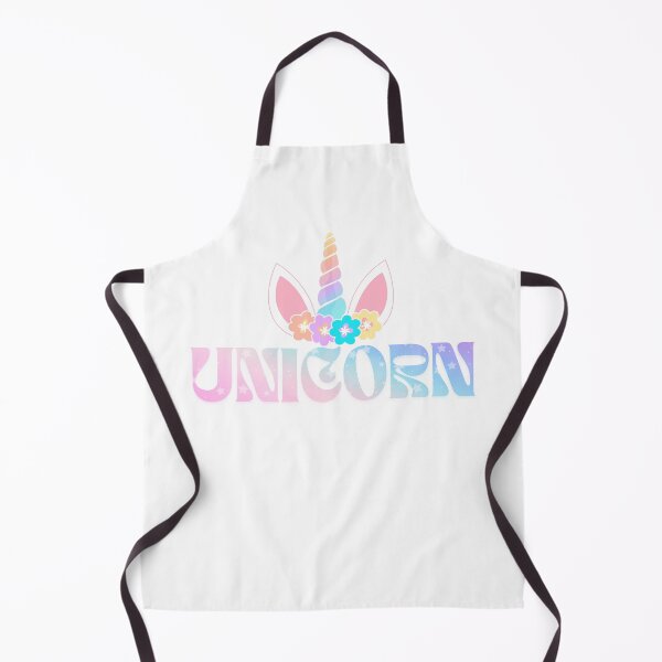 Item preview, Cute Pink, Purple, Light blue Unicorn Text with Cute Horn  designed and sold by SEVENPRINTS.