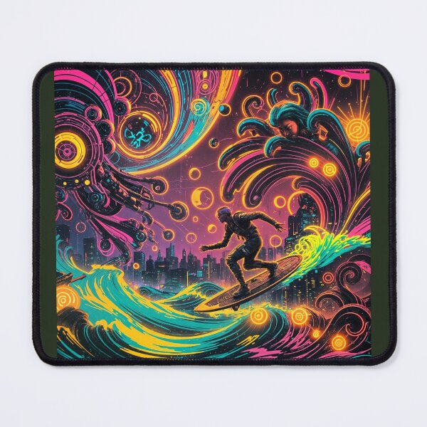 Item preview, Surfing the Cosmic Waves designed and sold by CUNSE-Clothing.
