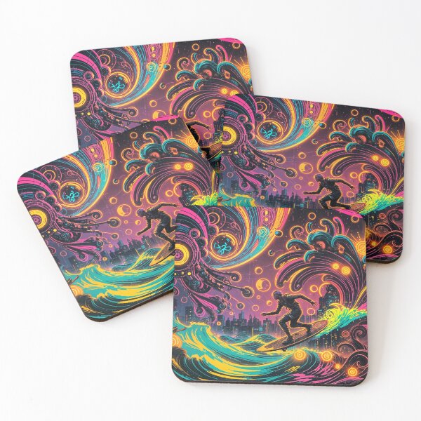 Item preview, Surfing the Cosmic Waves designed and sold by CUNSE-Clothing.