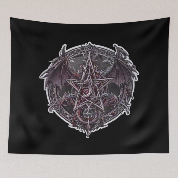 Item preview, Gothic Dragon Pentagram designed and sold by Mr-Feniks-55.