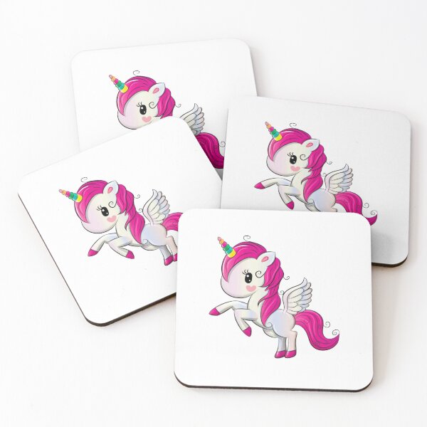 Item preview, White and Pink Unicorn designed and sold by TboneTreasures.