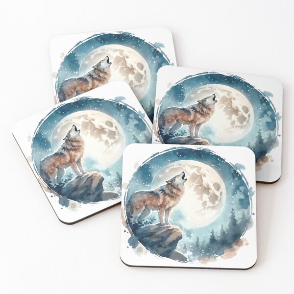 Item preview, Wolf Howling designed and sold by RubisLeaf.