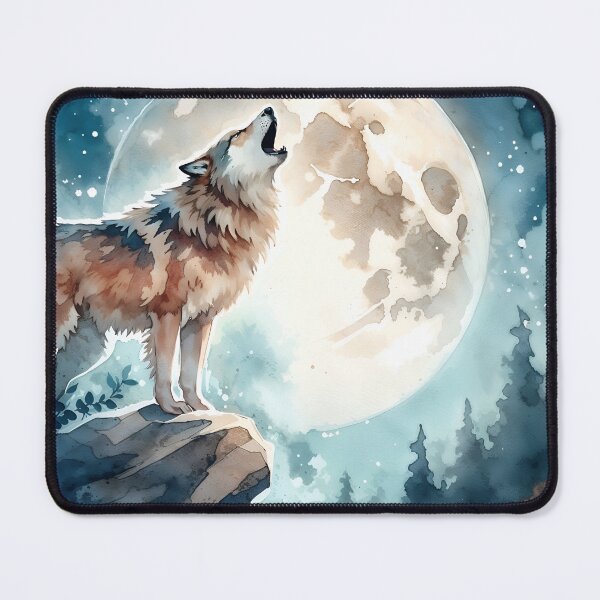 Item preview, Wolf Howling designed and sold by RubisLeaf.