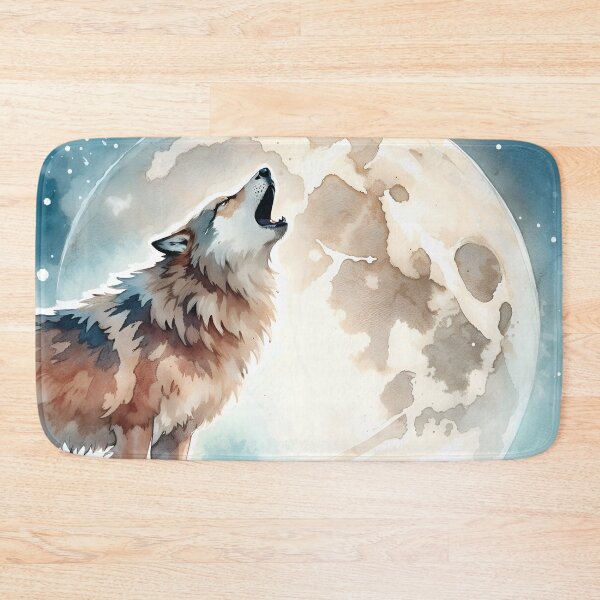 Item preview, Wolf Howling designed and sold by RubisLeaf.