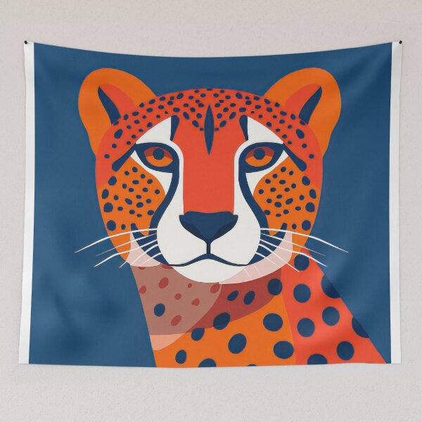 Item preview, Cheetah Portrait designed and sold by prettykaler.