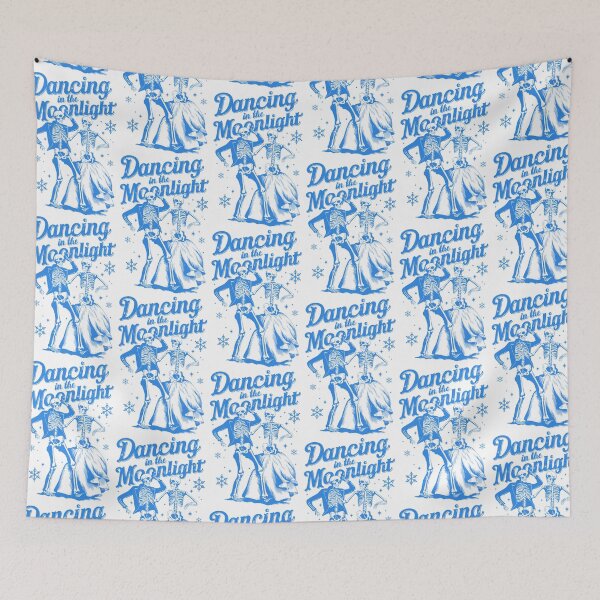 Item preview, dancing in the moonlight_skeleton version_vintage graphic designed and sold by FORPOTATOPARTY.