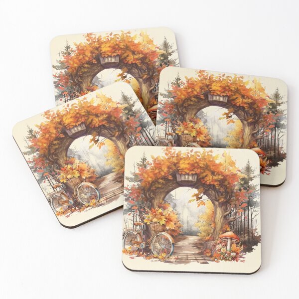 Artikelvorschau, Herbstbogen Herbst Blumen Botanischer Druck Aquarell entworfen und verkauft von Tammy Marie Russell.