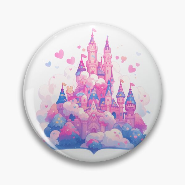 Item preview, Magical dreamy castle in the clouds designed and sold by WoollenLlama.