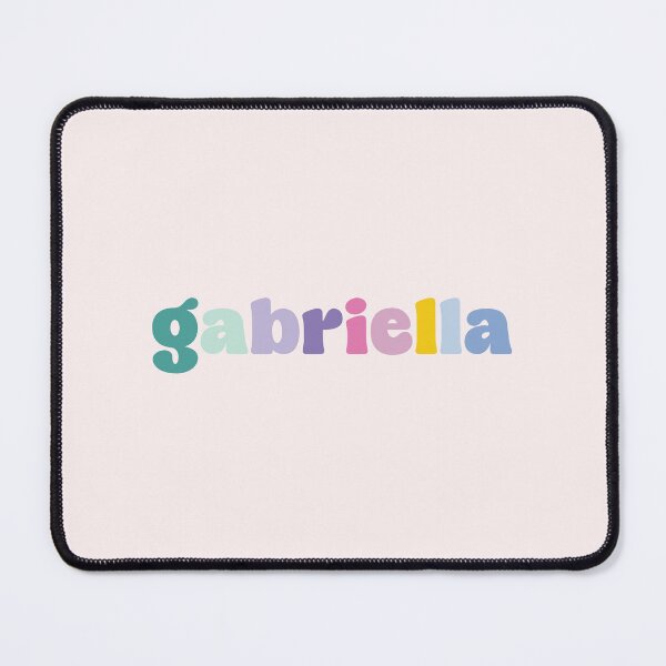Item preview, Gabriella - Custom name on colorful block font designed and sold by To the Lua.