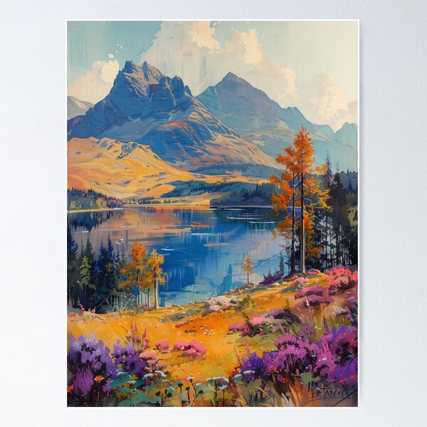 Item preview, Scottish Highlands designed and sold by RedPeaStudio.