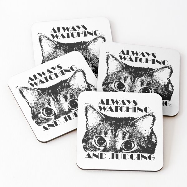 Item preview, Always Watching... And Judging - Boss Cat designed and sold by TheLeeryLeaf.