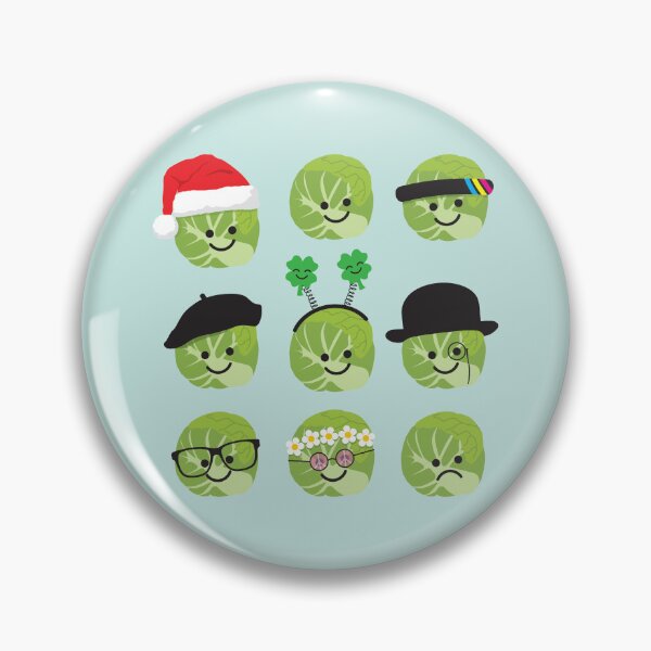 Item preview, Cute Brussels Sprout Collective 9 designed and sold by VicEllisArt.