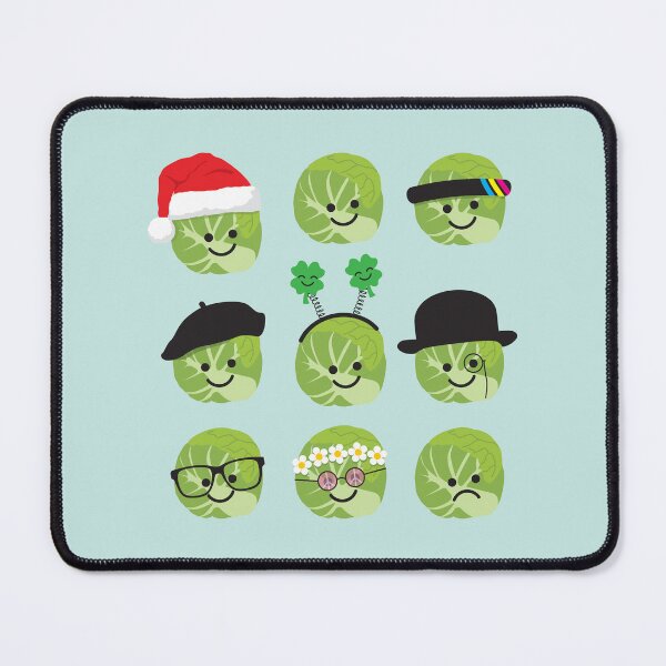 Item preview, Cute Brussels Sprout Collective 9 designed and sold by VicEllisArt.