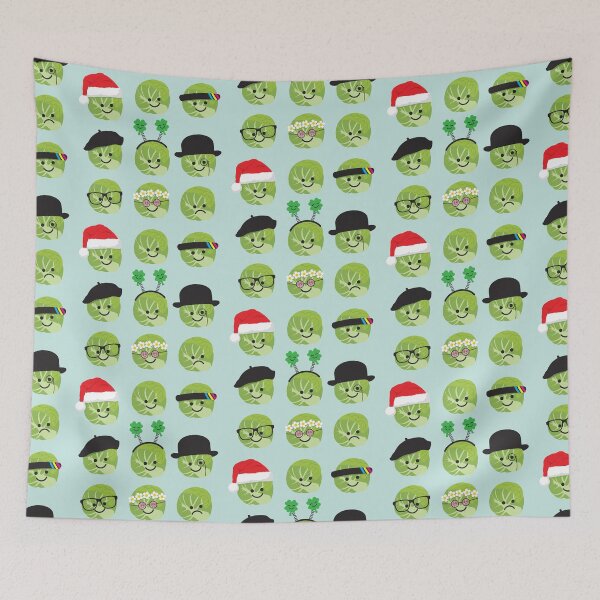 Item preview, Cute Brussels Sprout Collective 9 designed and sold by VicEllisArt.