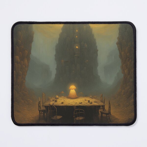 Item preview, Table surrounded by empty chairs. designed and sold by Funteesy.