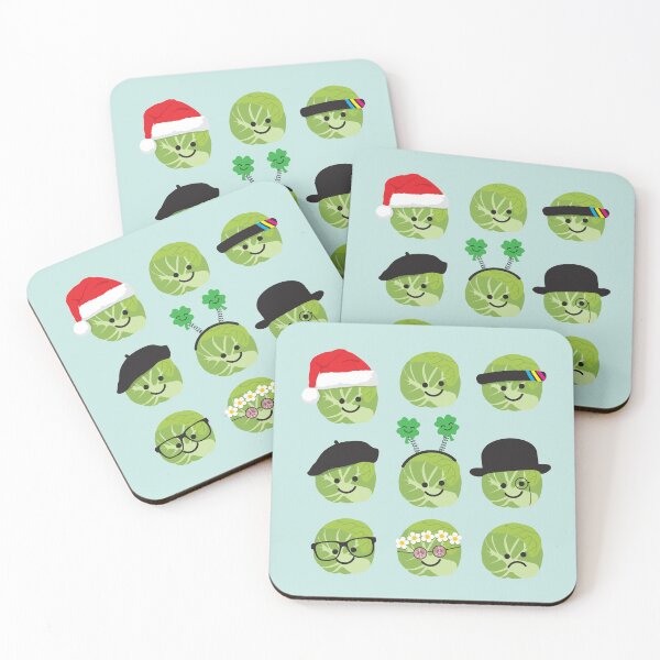 Item preview, Cute Brussels Sprout Collective 9 designed and sold by VicEllisArt.