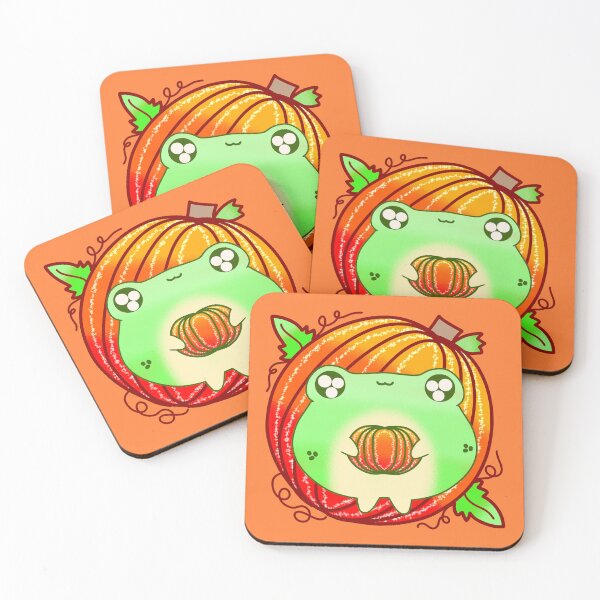 Item preview, Cutest pumpkin patch halloween frog designed and sold by Quacktails.