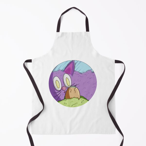 Item preview, Purple cat with an egg designed and sold by Wish Design.
