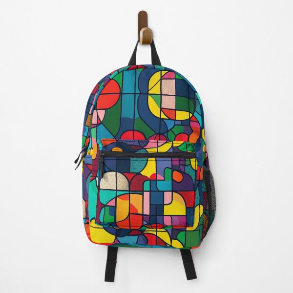 Item preview, Colorful Stained Glass Abstract designed and sold by BasajaunStudio.