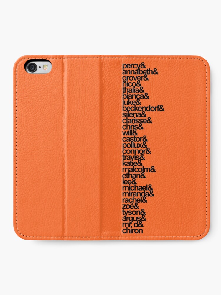 Percy Jackson Und Die Olympischen Charaktere Iphone Flip Case Von Dragonlxrd Redbubble