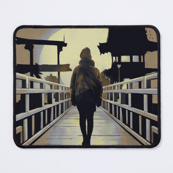Item preview, Character crossing a bridge version 3 designed and sold by Cartsandrab.