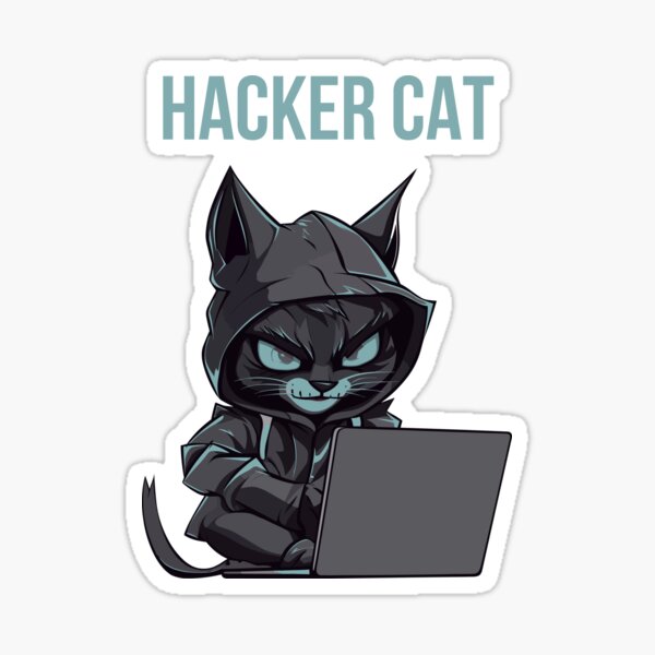 Item preview, Cat is hacker. designed and sold by Dookdig.