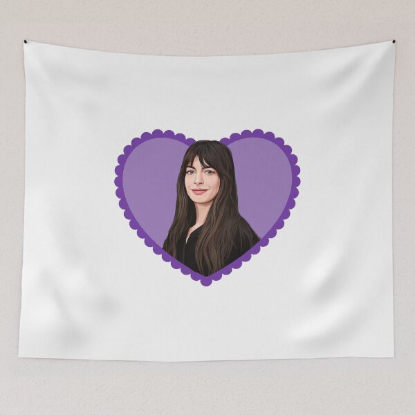 Item preview, Anne Hathaway Love Heart designed and sold by baranskini.