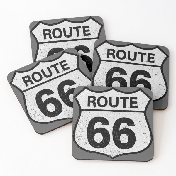 Item preview, Legendary Route 66 - sign white designed and sold by FotoBuda.