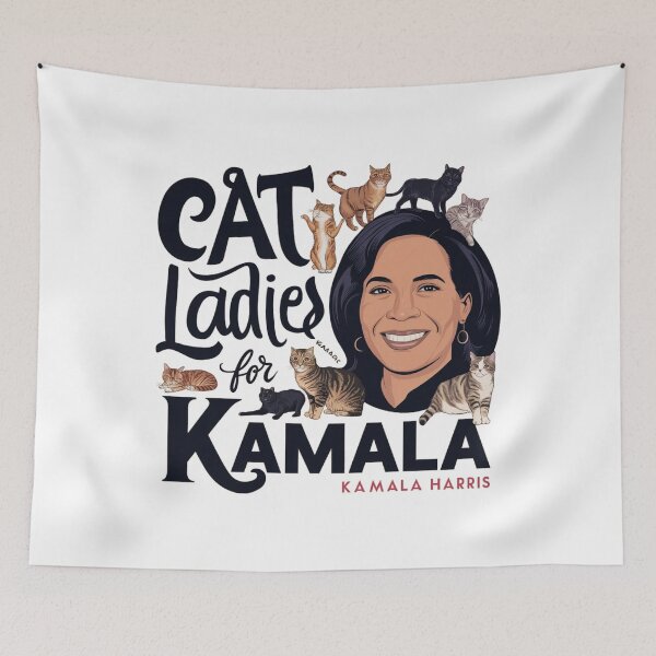 Item preview, "Cat Ladies For Kamala"  designed and sold by pr1me-shop.