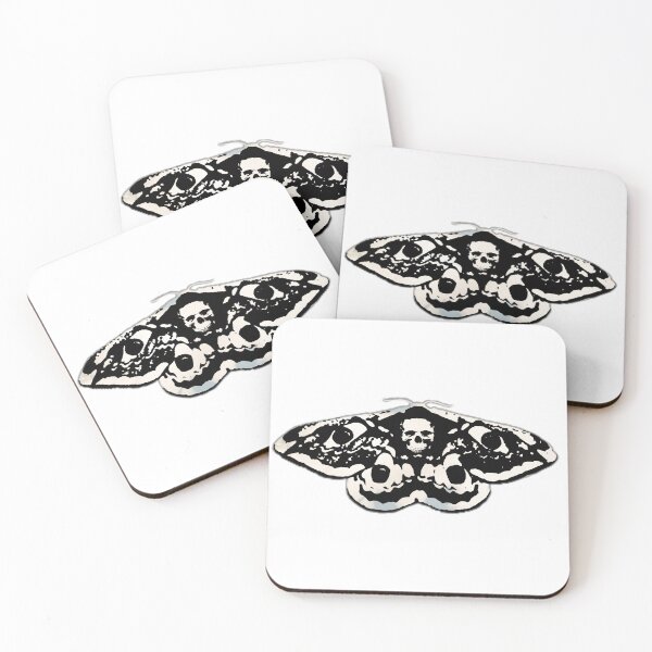 Item preview, Skull Moth Sticker designed and sold by Krenbxrry.
