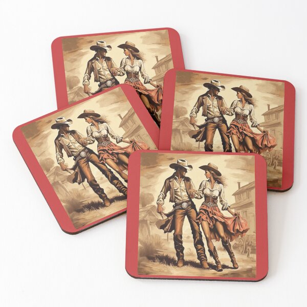 Item preview,  "Country Dances: Cowboy and Cowgirl's Rhythm" designed and sold by Artisticanvas.