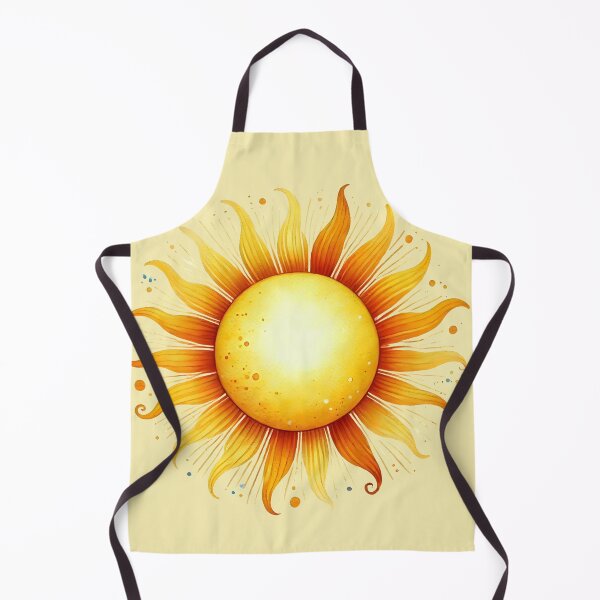 Item preview, brushed watercolor painted sun designed and sold by LILY ROSE.