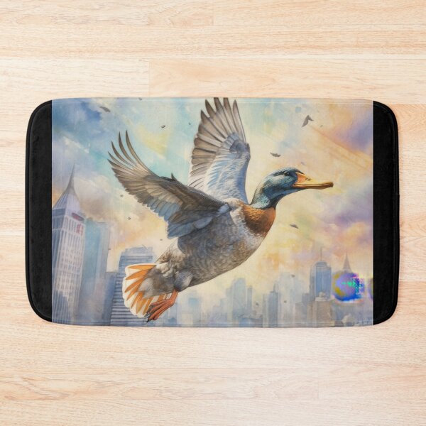 Item preview, Watercolor Mallard Duck designed and sold by InsanseCreation.