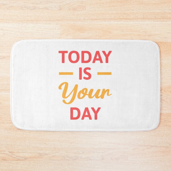 Item preview, Today Is Your Day! Red And Orange Daily Mantra designed and sold by PMCreative.