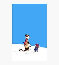 calvin and hobbes Photographic Print