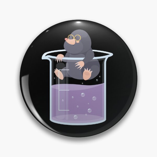 Item preview, Cute Mole in beaker Chemistry Animal puns designed and sold by Art-of-Rory.