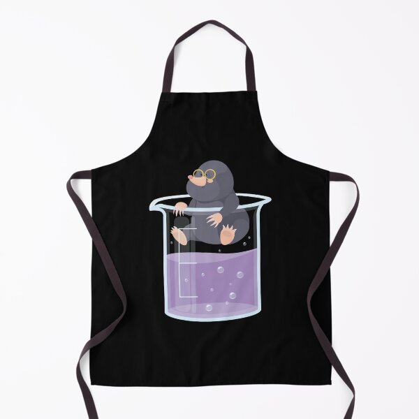 Item preview, Cute Mole in beaker Chemistry Animal puns designed and sold by Art-of-Rory.
