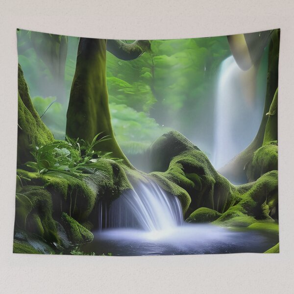 Item preview, Whimsical Waterfall designed and sold by GoodaBeing.