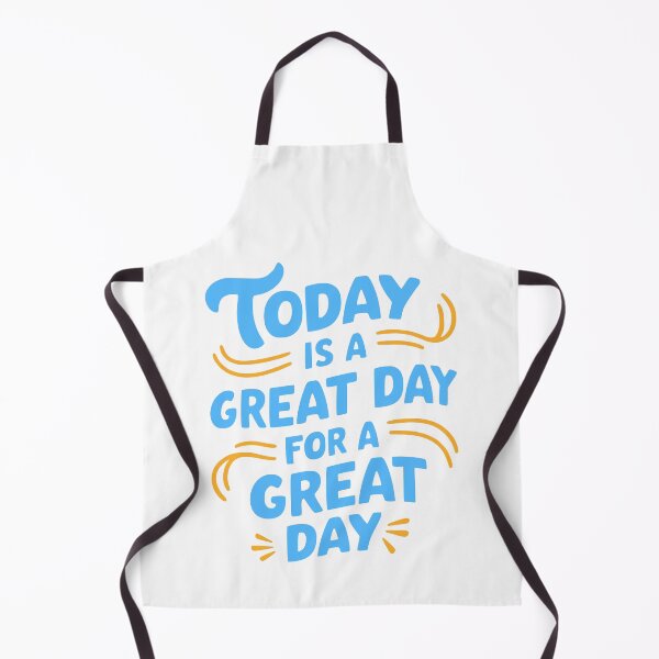 Item preview, Today Is A Great Day For A Great Day! Blue Daily Mantra designed and sold by PMCreative.