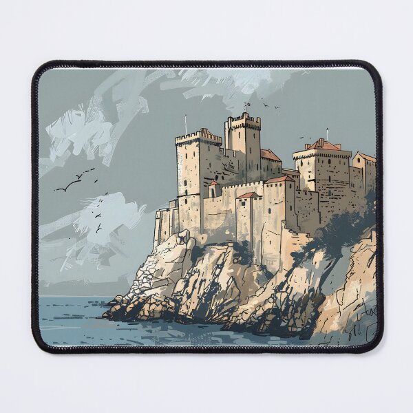 Item preview, a big castle, drawn style designed and sold by Qwertus.