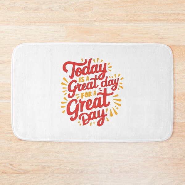 Item preview, Today Is A Great Day For A Great Day! Red Daily Mantra designed and sold by PMCreative.