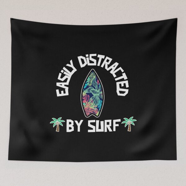 Item preview, Easily Distracted By Surfing designed and sold by Sartoris Art.